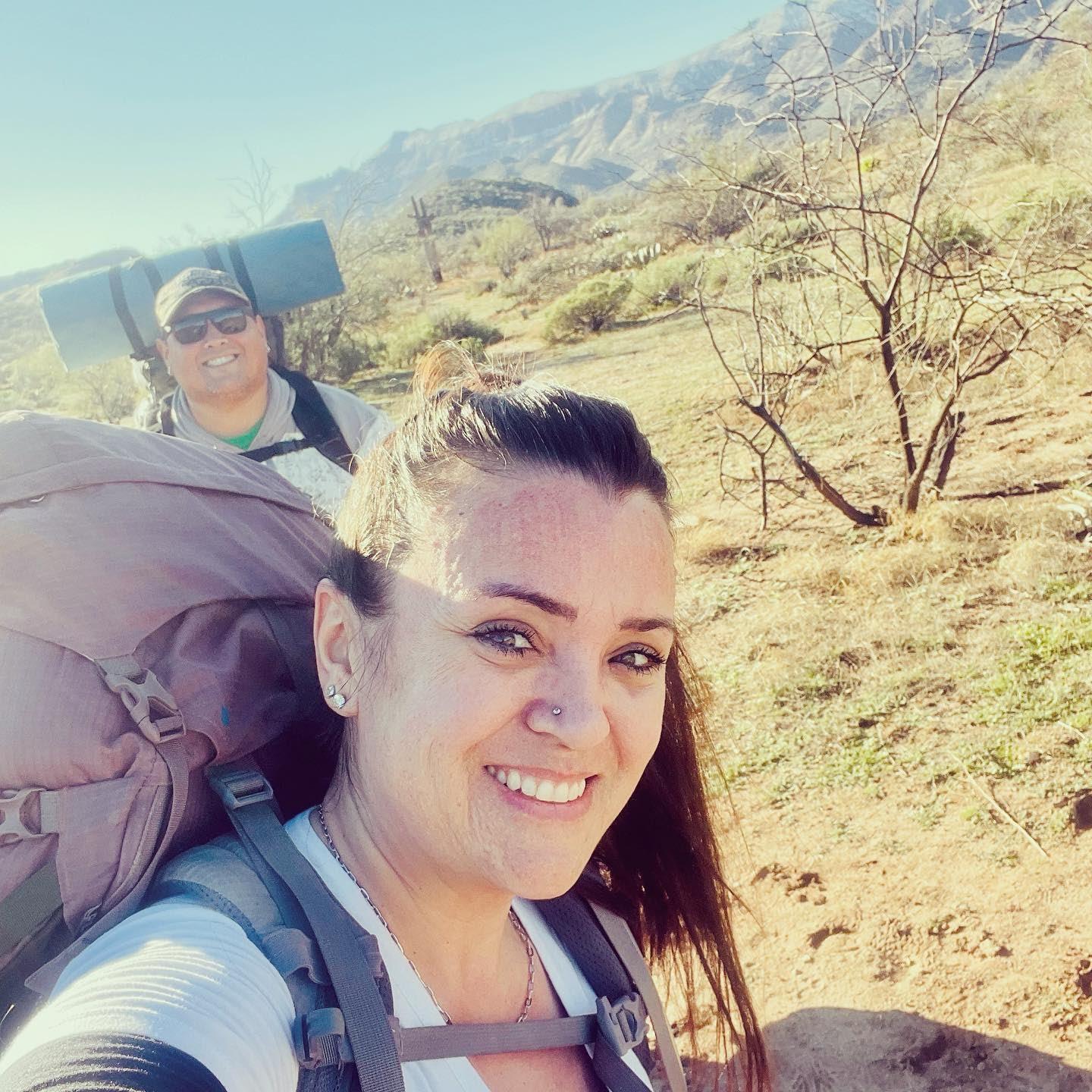 Backpacking adventures in the AZ desert