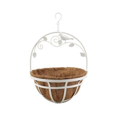 Red Shed Metal Hanging Planter Bird Handle