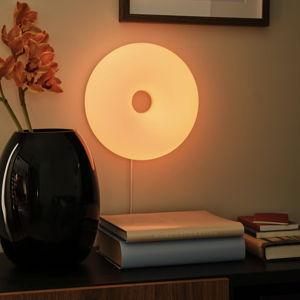 VARMBLIXT LED table/wall lamp - dimmable smart/white glass color and white spectrum 12 "