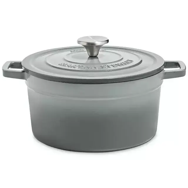 Martha Stewart Collection 4-Qt. Enameled Cast Iron Round Dutch Oven, Created for Macy's