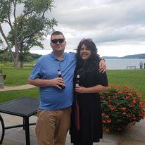 Josh and Deirdre's wedding.