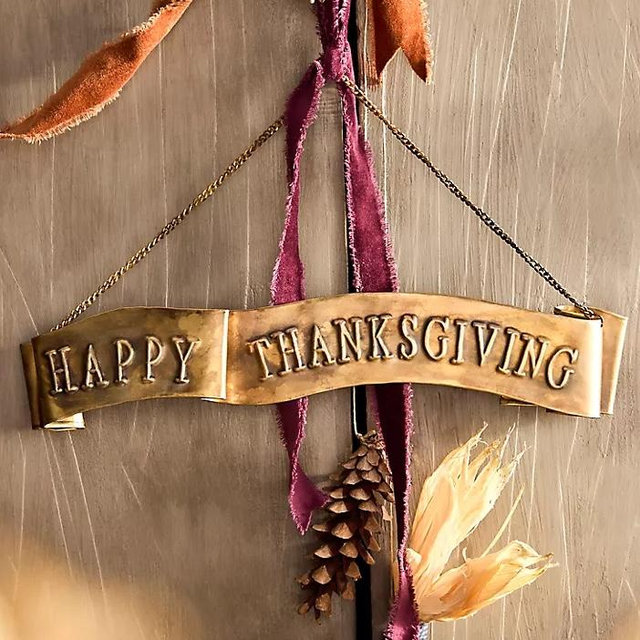 Happy Thanksgiving Wreath Sign