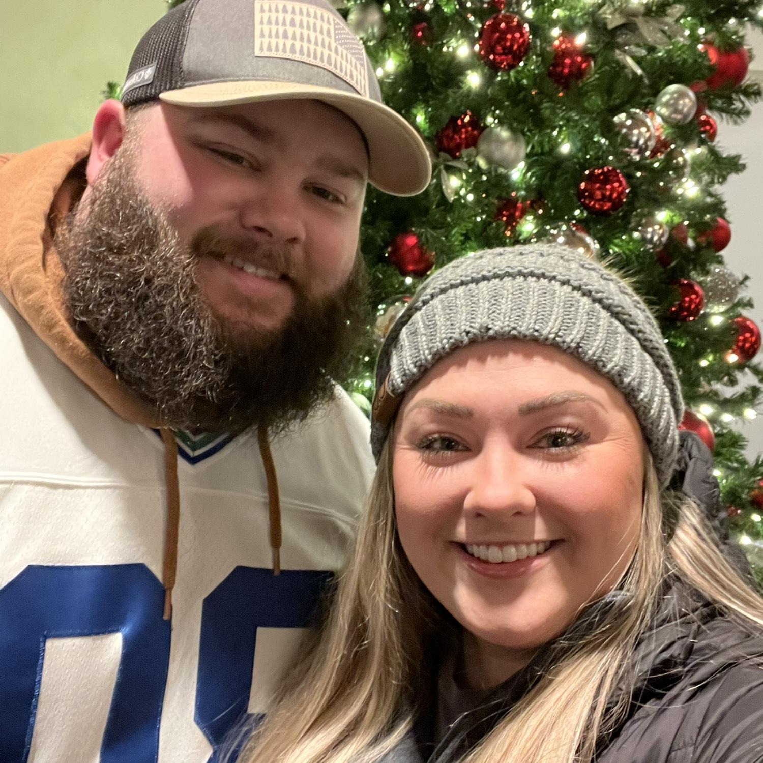 Our Christmas present to each other. A trip to Chicago to watch the Seahawks!