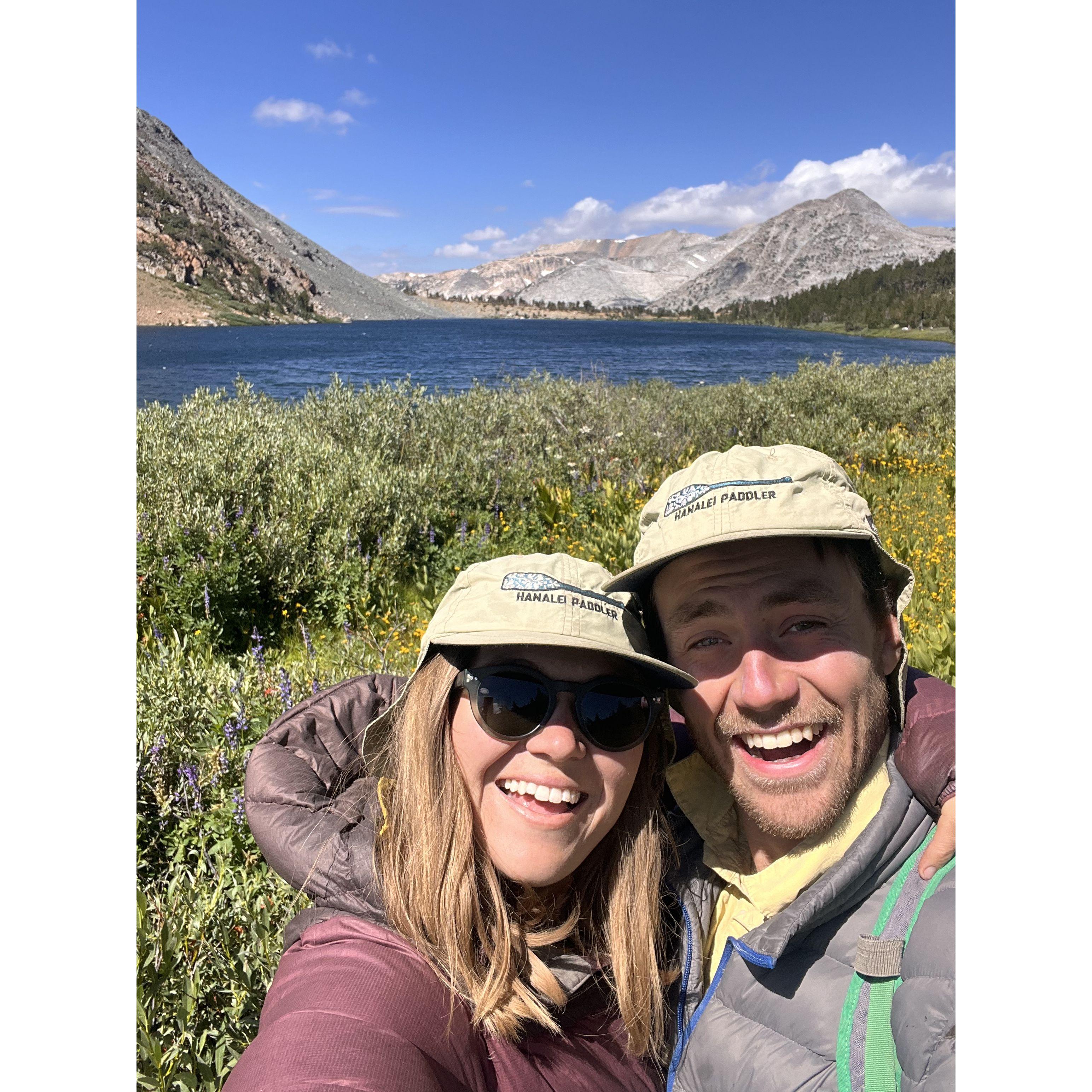 Matching hats are cool right?