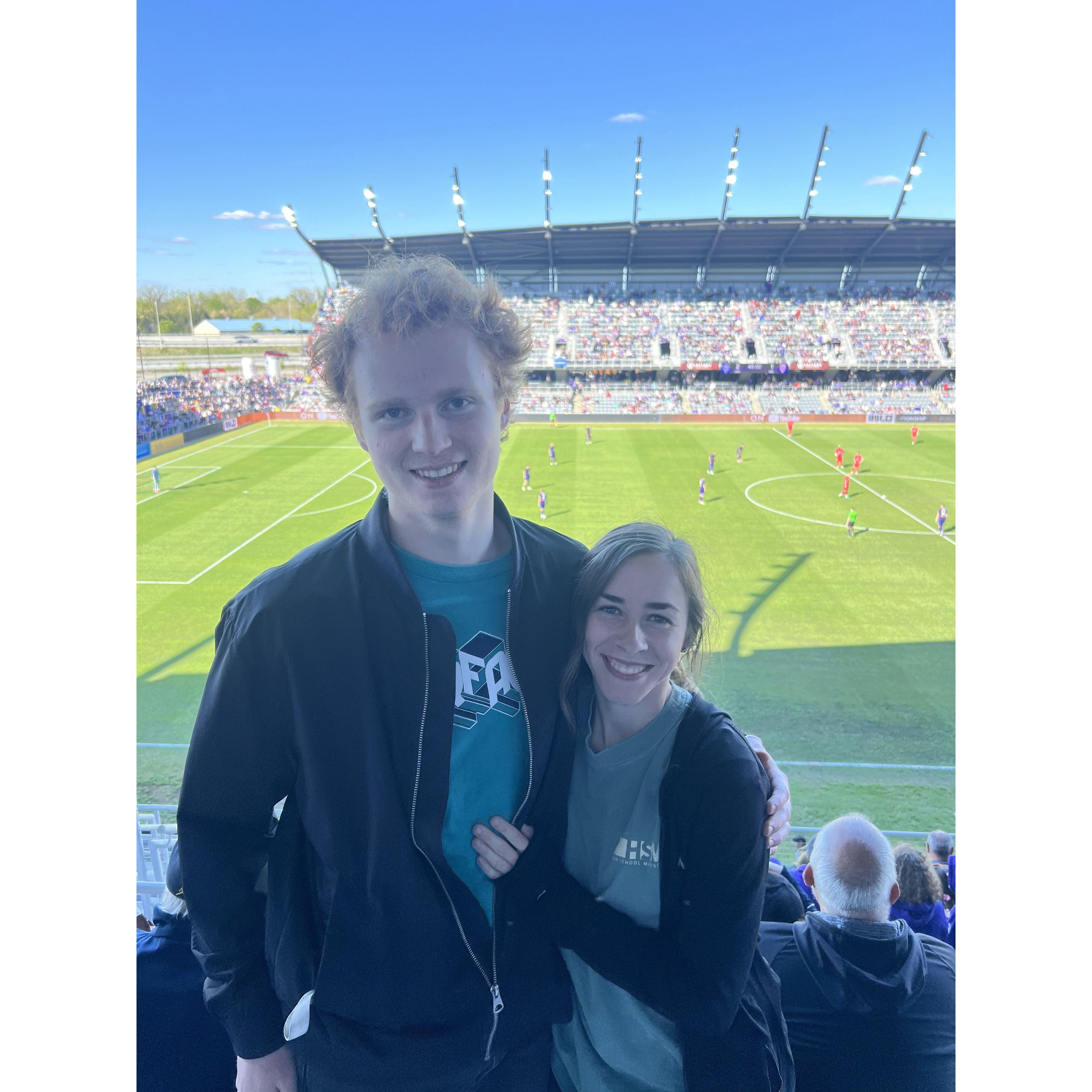 Louisville City Soccer Game