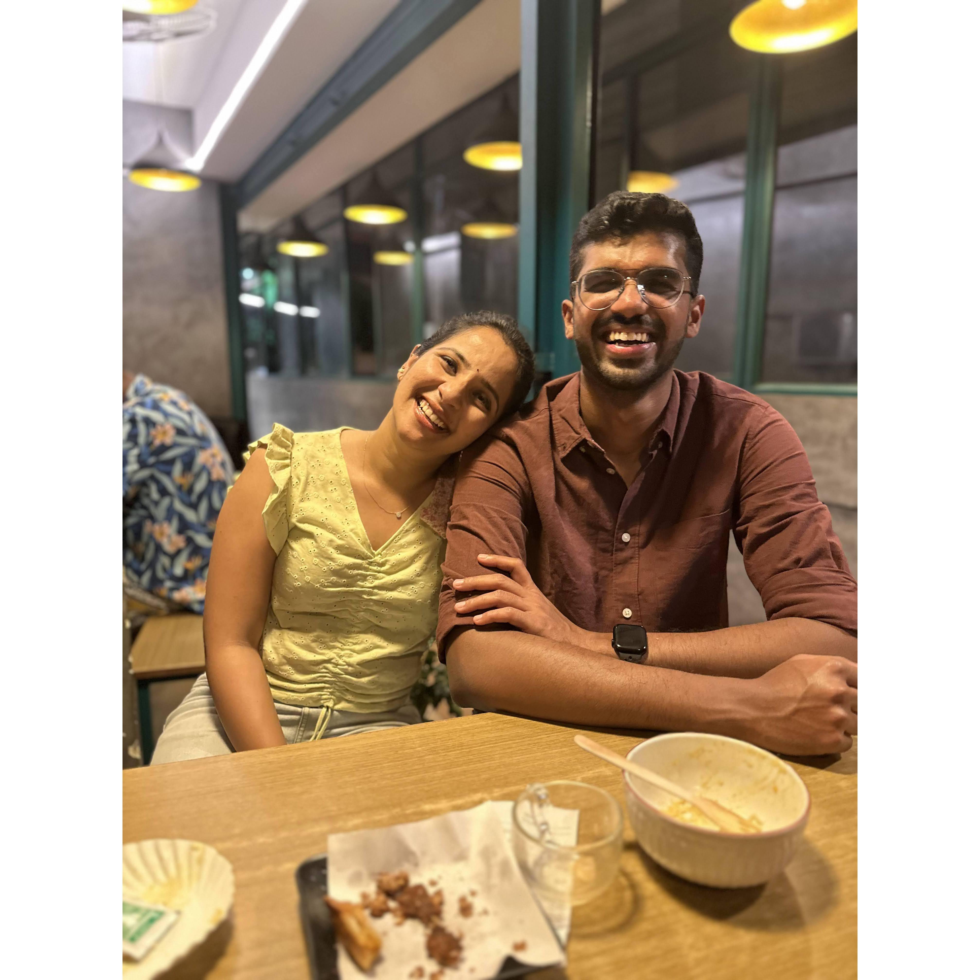 2024 in Kerala. Happy faces, surrounded by close friends.