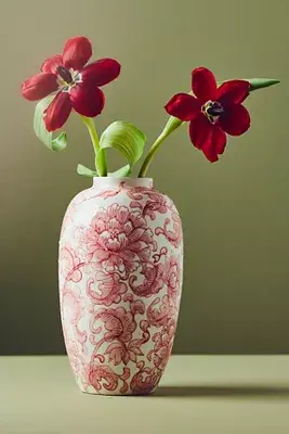 Elle Chinoiserie Floral Vase