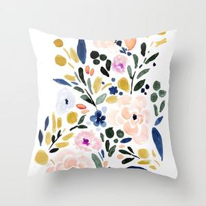 Sierra Floral Throw Pillow -- 16 x 16
