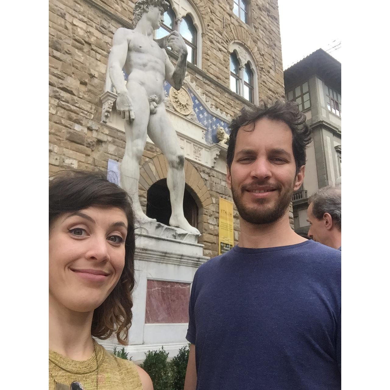 Chillin in Firenze with our sexy friend David.
Florence, Italy.