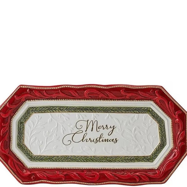 Fitz and Floyd Telluride Collection Merry Christmas Bread Tray | Dillard's