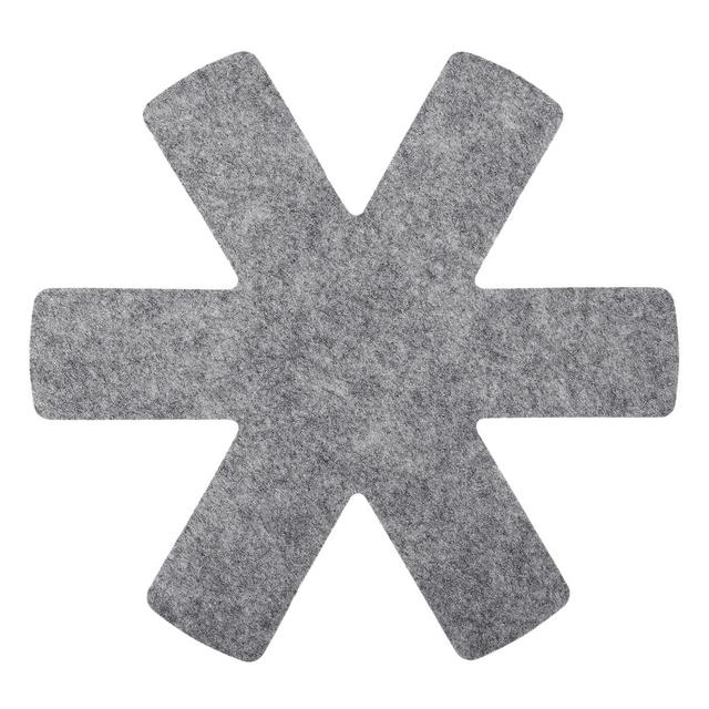 Unique Bargains Polyester Felt Kitchen Textiles Plate Pot and Pan Protectors 15 Inch Gray 6 Pcs