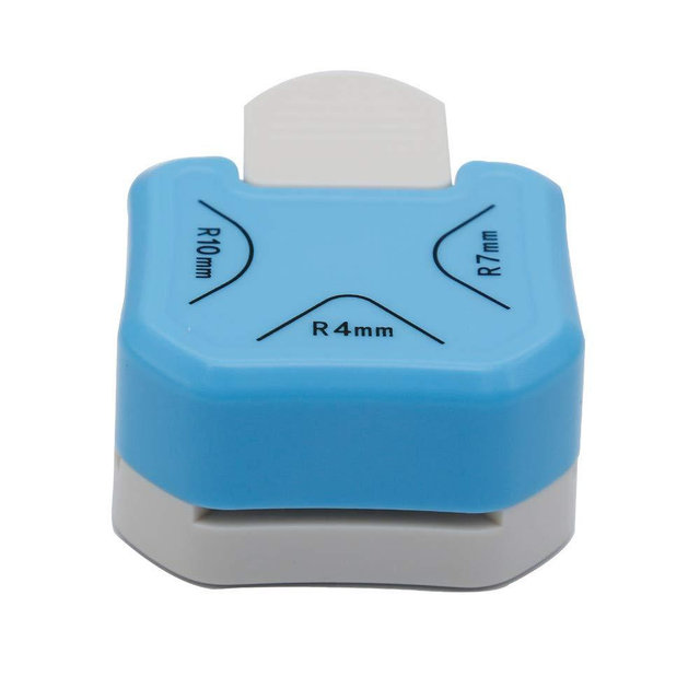 Paper Corner Rounder 3 in 1 （R4mm+R7mm+R10mm）， Corner Punches for Paper Crafts， Corner Cutter ，Envelope Punch Board ，Hole Puncher， Laminate, DIY Projects, Photo Cutter,Card Making and Scrapbooking