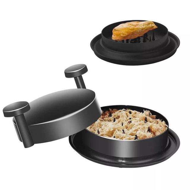 Chicken Shredder Tool Twister with Handles and Non-Skid Base Chicken Shredder Machine Shredder Machine for Beef Pork and Chicken Meat Shredder Gadget for Kitchen – Black