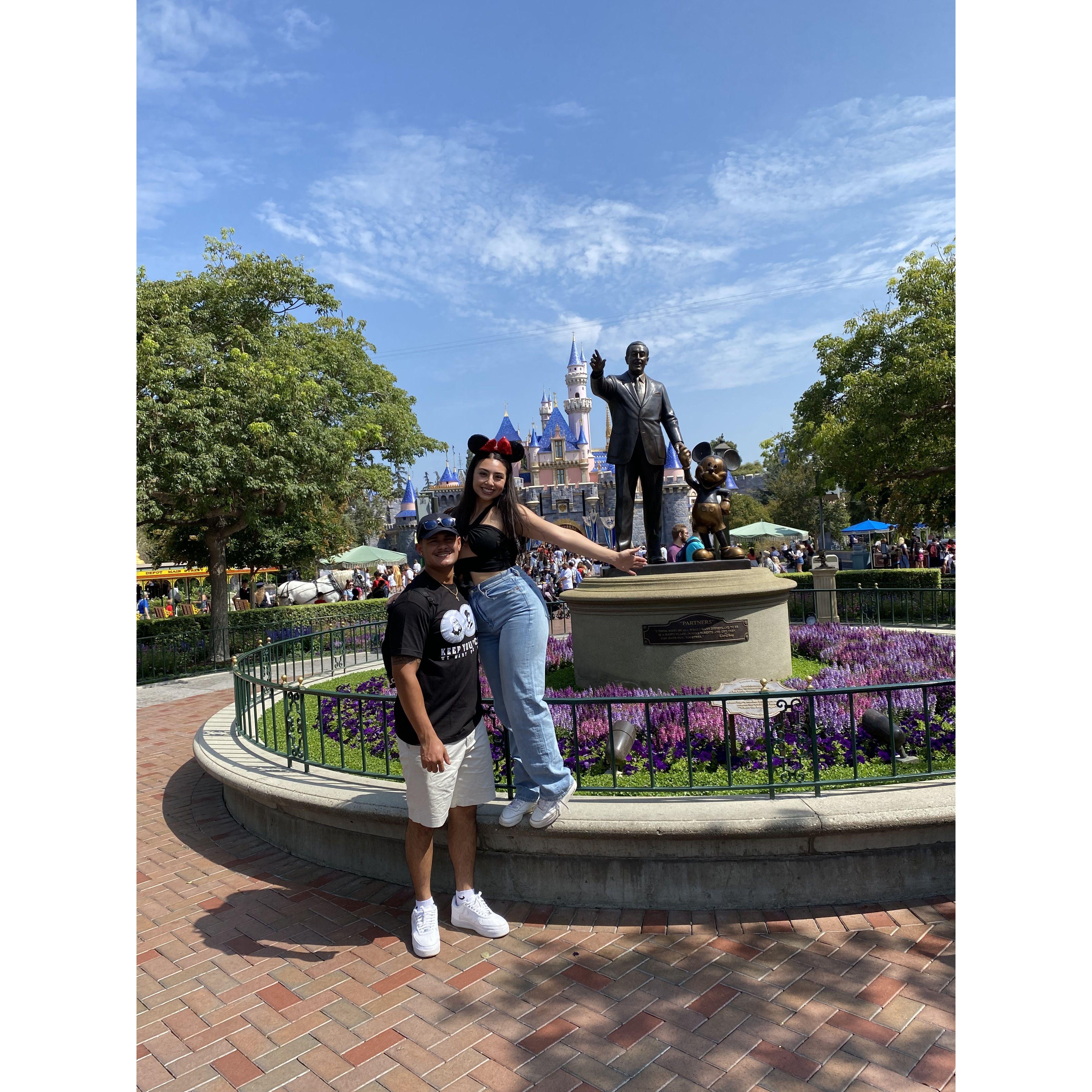 Our first Trip to Disneyland together!