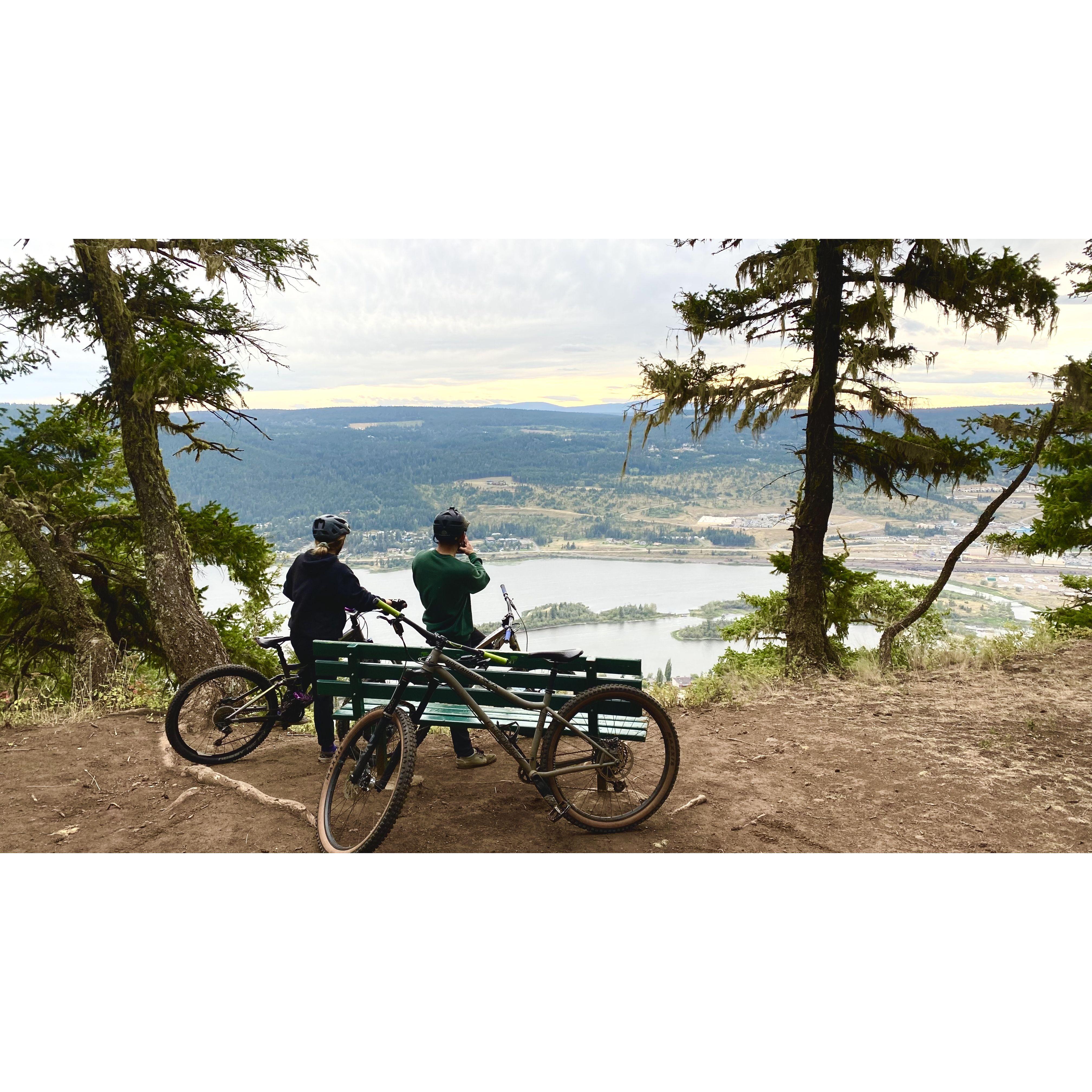 Biking Fox Mtn - Williams Lake, 2021