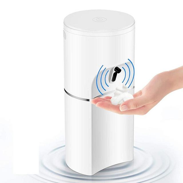 Automatic Soap Dispenser Touchless, Baban USB Automatic Simple Soap Dispenser Rechargeable, Foam Soap Dispenser with Infrared Sensor for Hand Sanitizer, Bathroom & Kitchen, 250ml/8.45oz