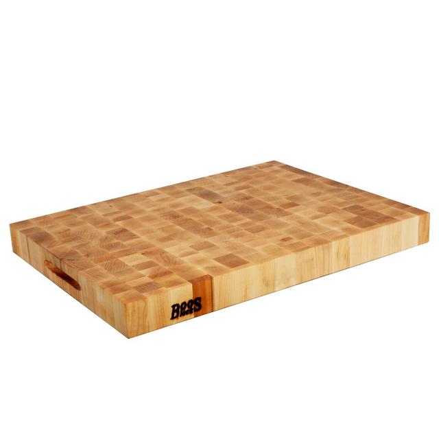 John Boos & Co. Maple End-Grain Cutting Board, 24" x 18" x 2.25"