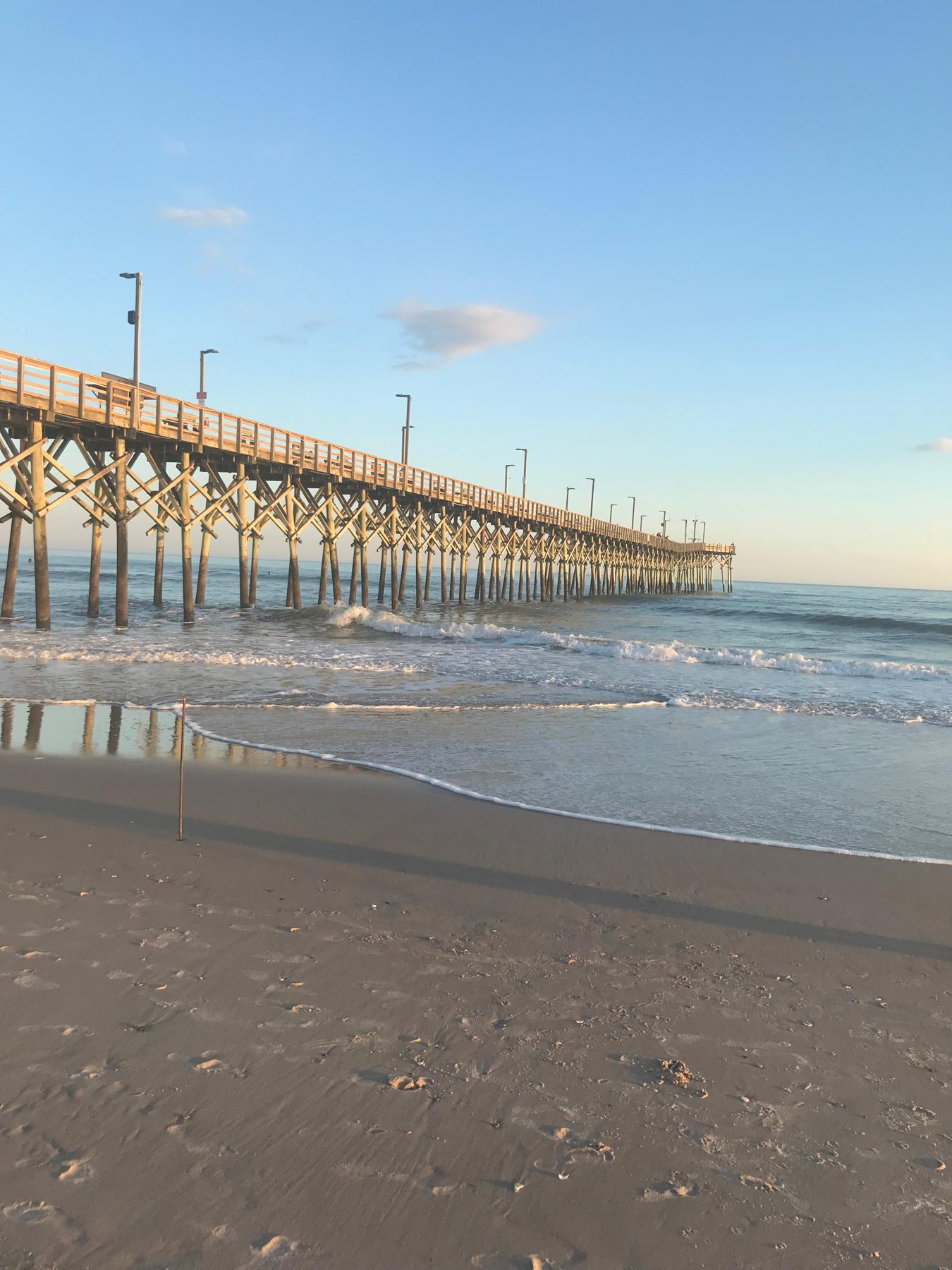 Top sail beach, NC, proposal site.