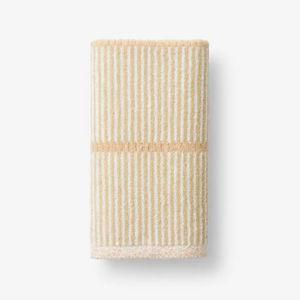 Company Cotton Narrow Stripe Reversible Cotton Hand Towel - Linen