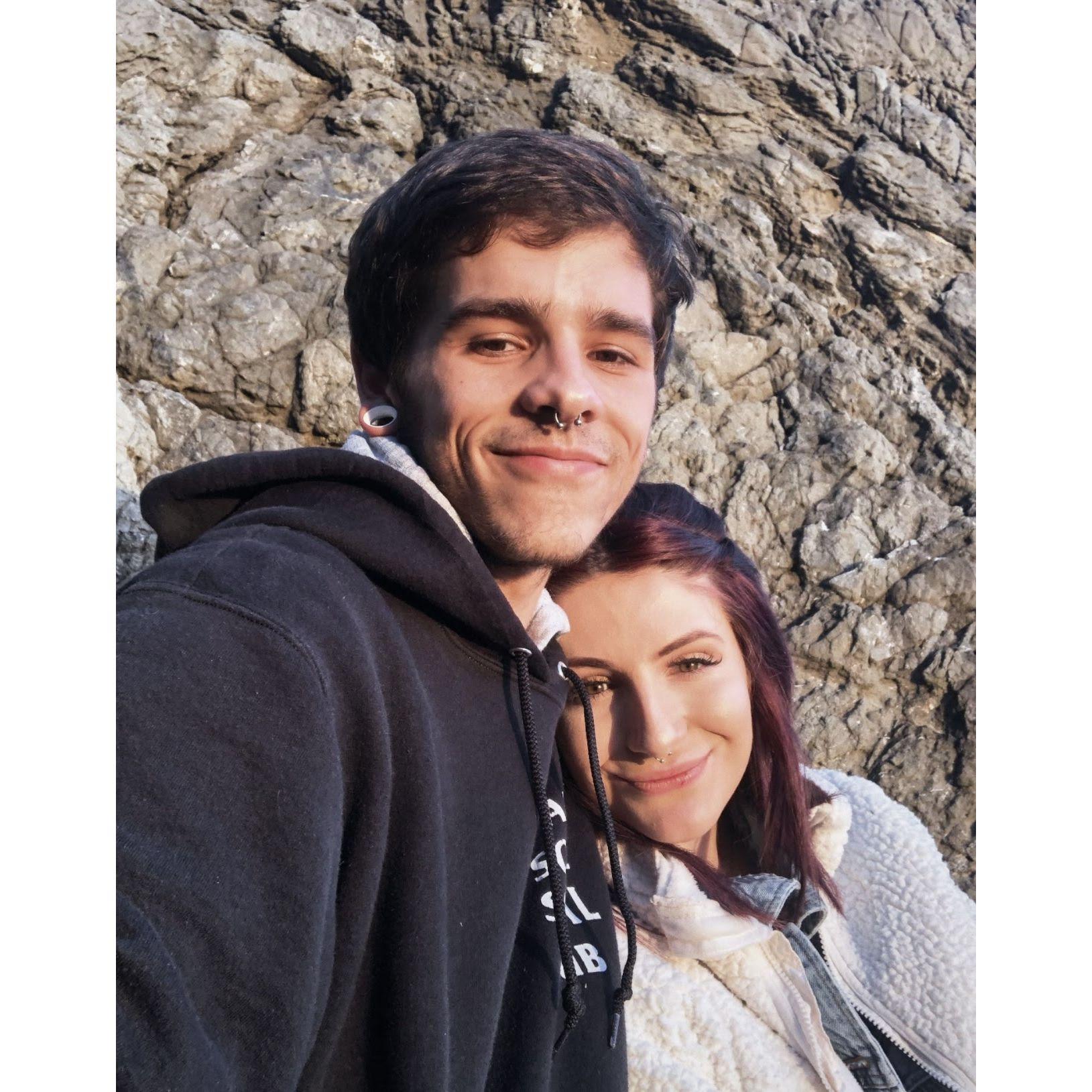 1 year dating anniversary, at Ocean beach, San Francisco, August 2019