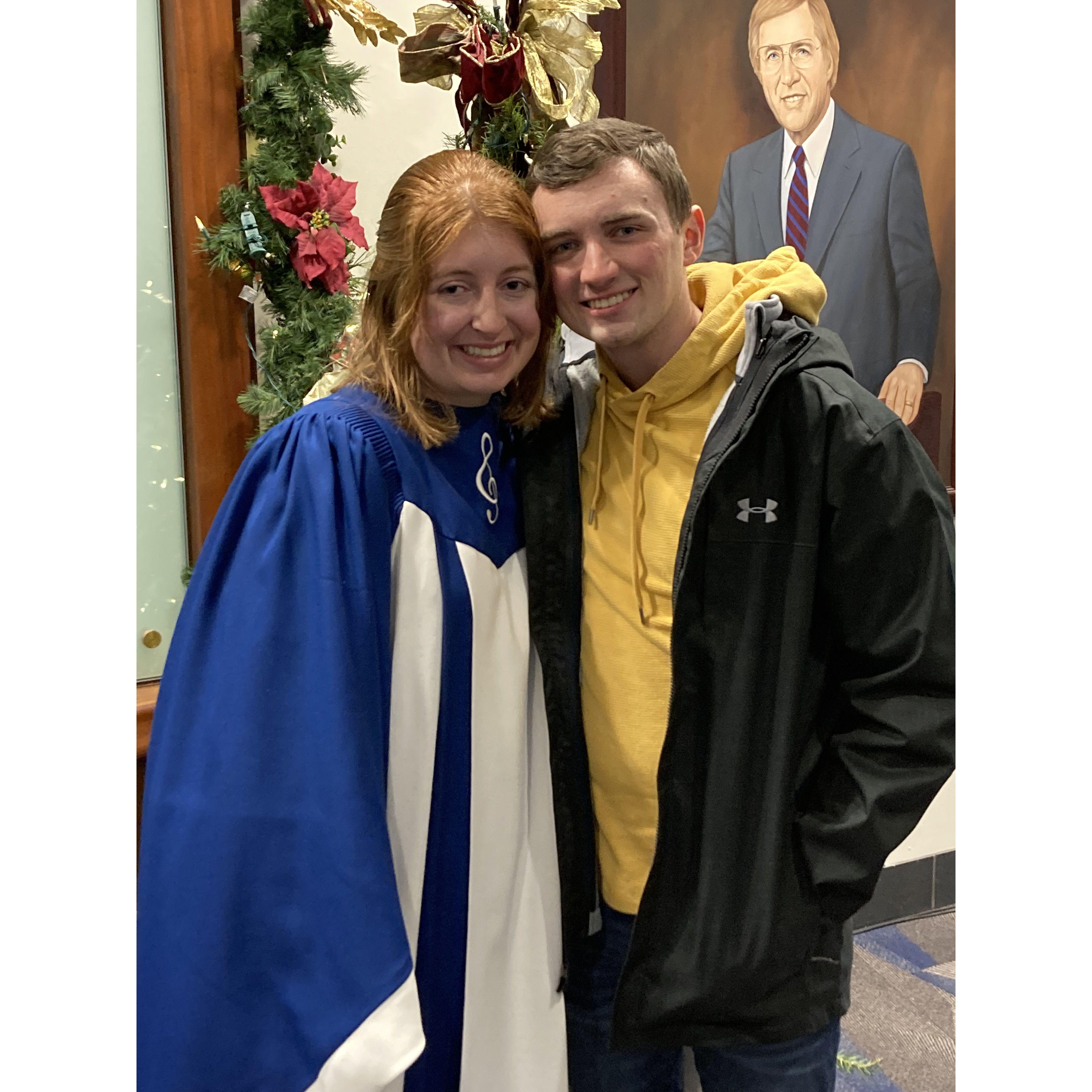 Megan's College Choir Concert 2022
