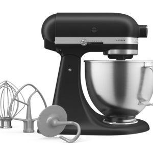 Black Matte Artisan® Series 5 Quart Tilt-Head Stand Mixer with Premium Touchpoints Milkshake KSM192XDMH | KitchenAid