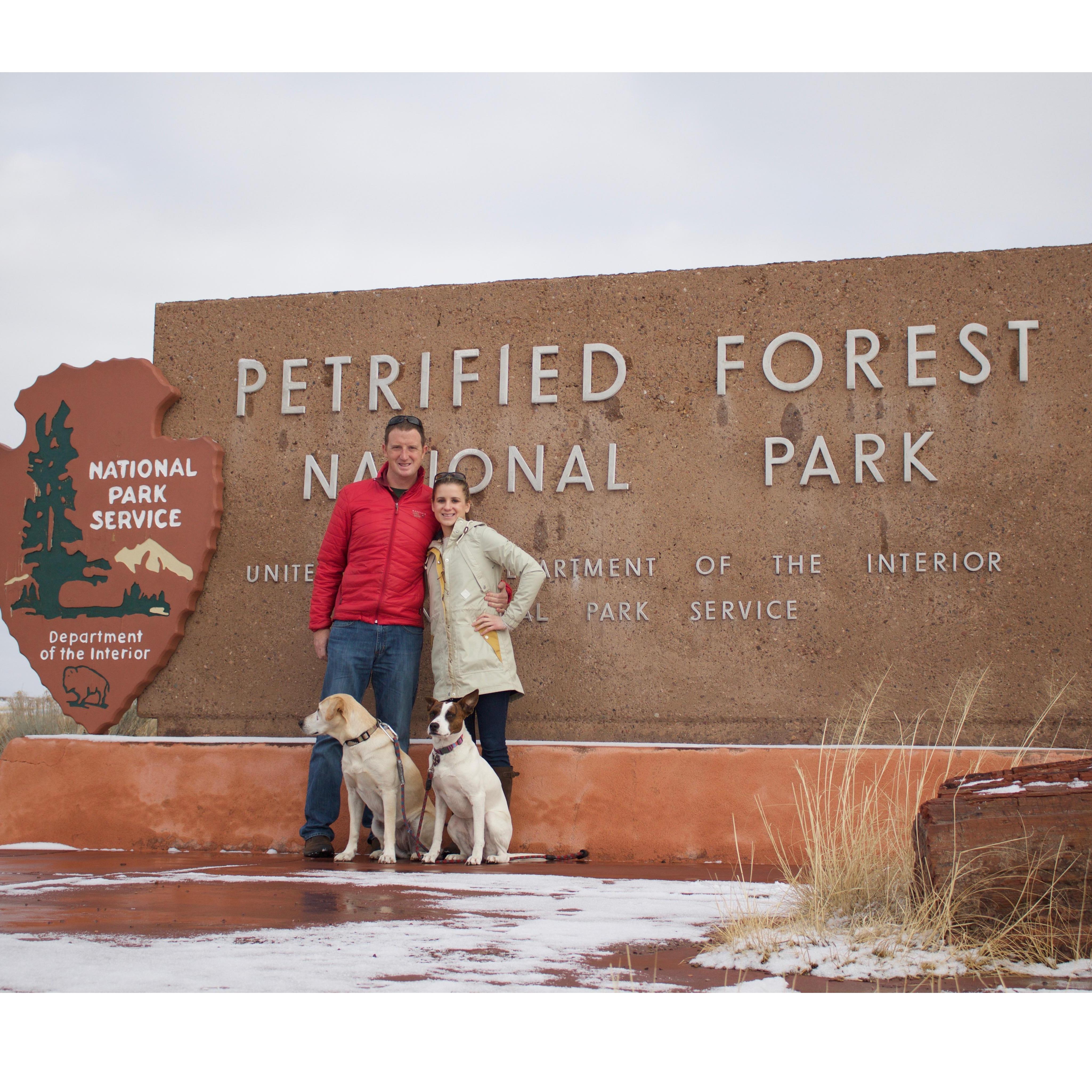 We have explored so many national parks together.