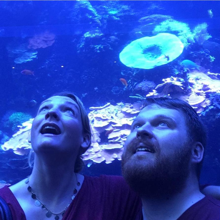 Best Christmas present ever! Got to spend the day at the Georgia Aquarium together!