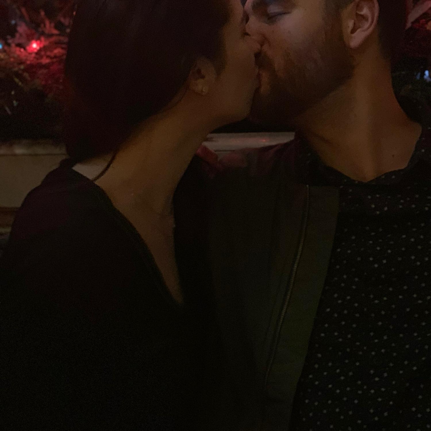 This is one of the first pictures of Emily and Aaron ! December 2019