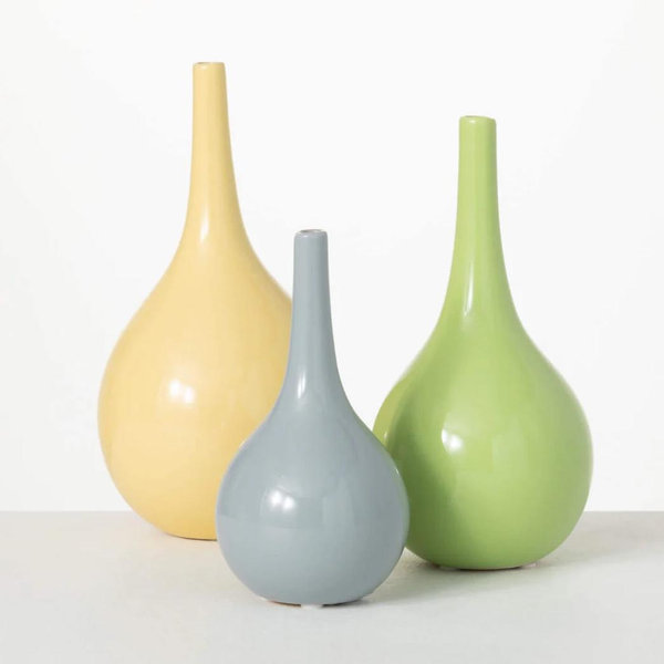 Glossy Vase Set
