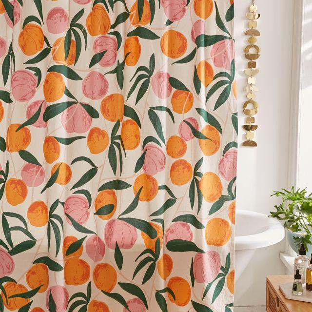 Allover Fruits Shower Curtain