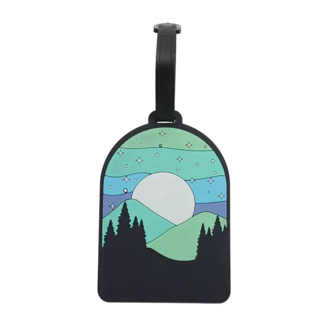 Unique Bargains Starry Sky Luggage Tag Blue 1 Pc