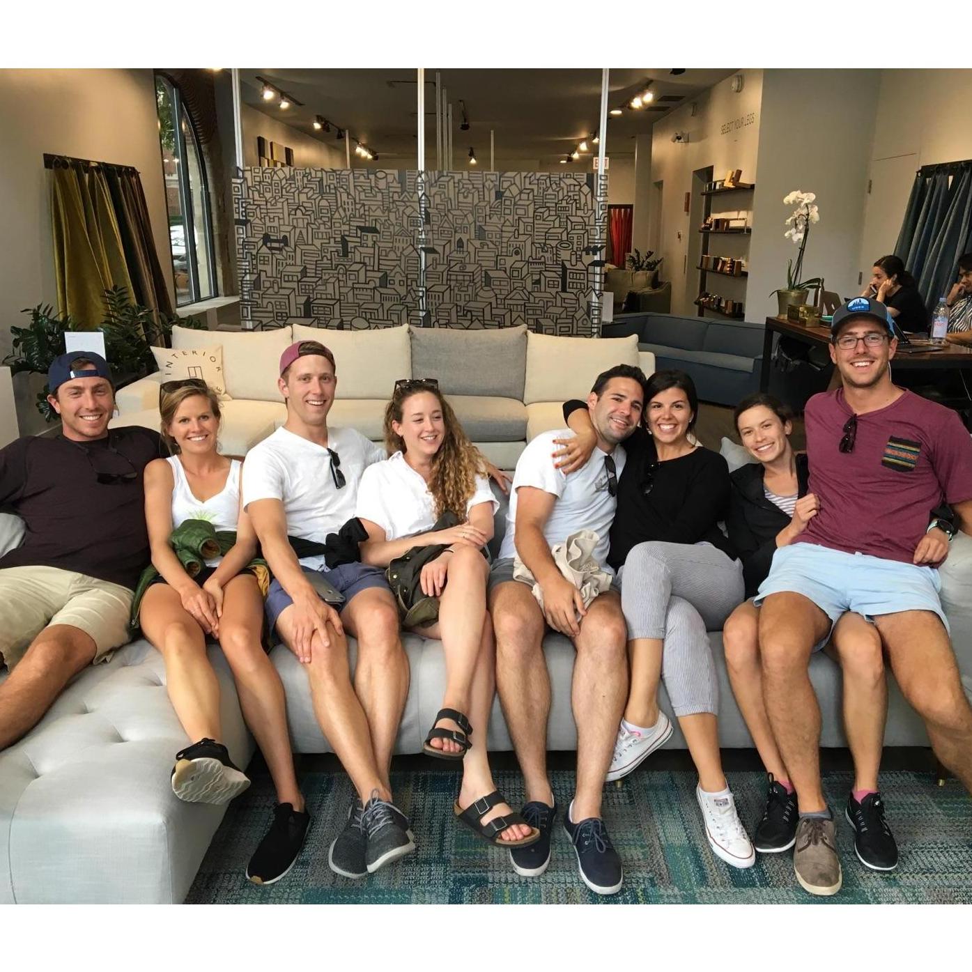 First group furniture shopping | Chicago, IL
