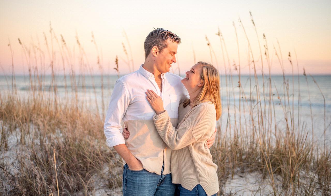 Engagement photos in Perdido Key