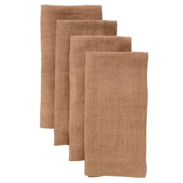 Mason Oversized Napkin, Set of 4 - Amber