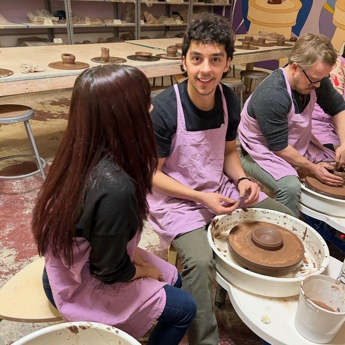 When Joseph took me to a pottery class