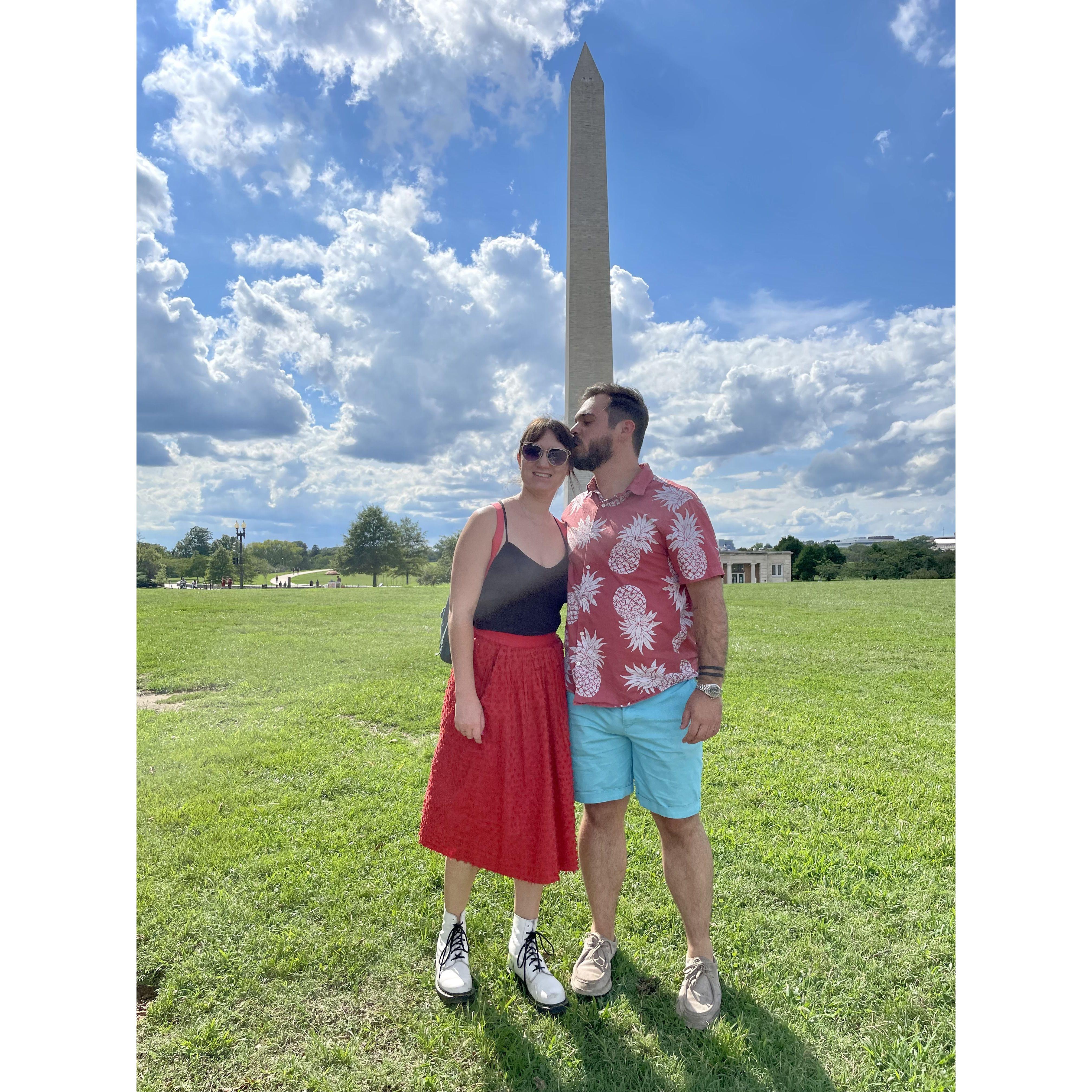 Visiting D.C., August 2021.