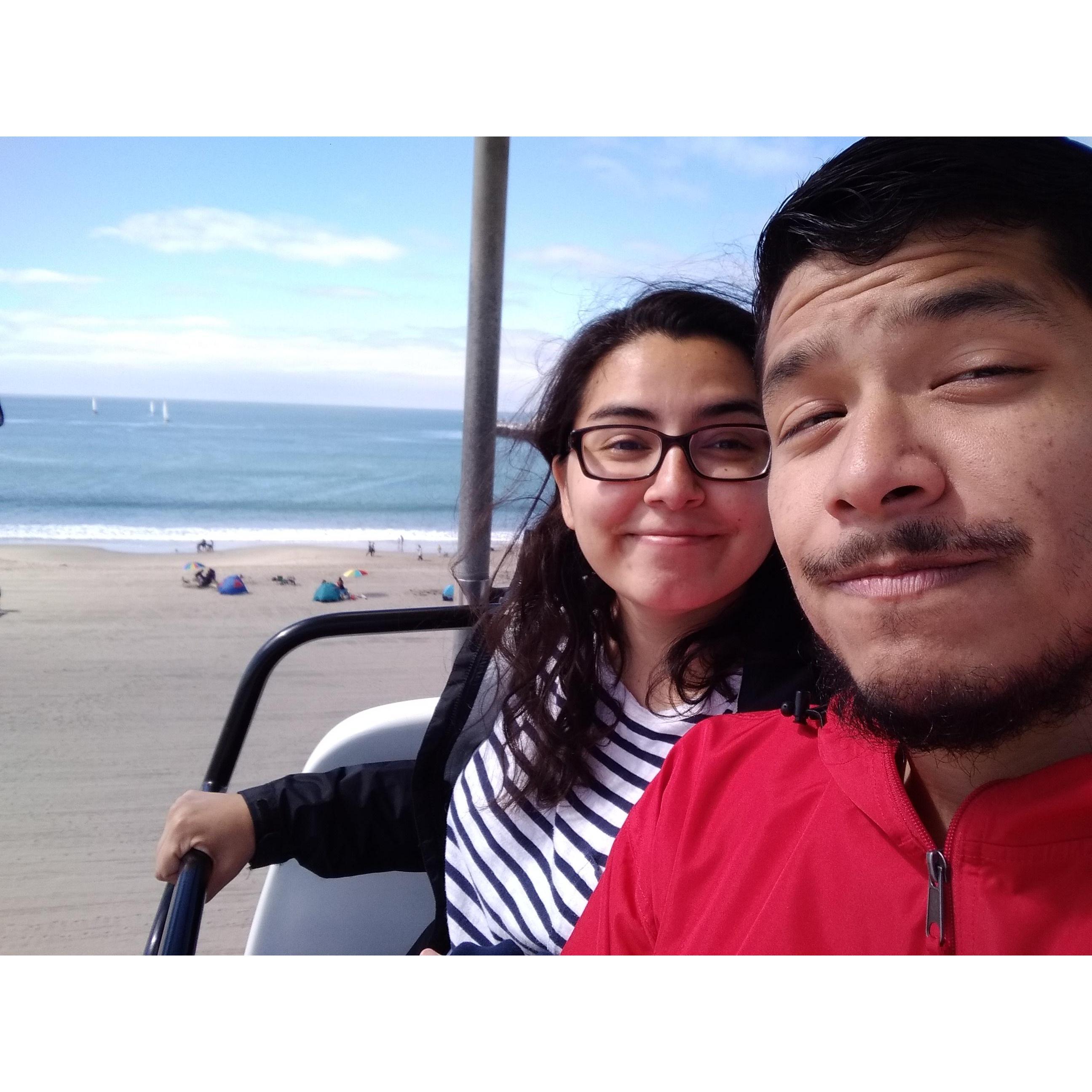 At the Santa Cruz Beach Boardwalk