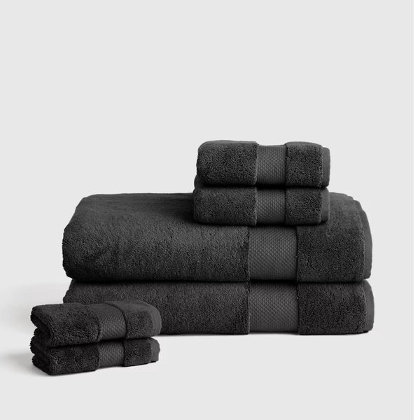 Turkish Ultra Plush Bath Sheet Bundle - Charcoal