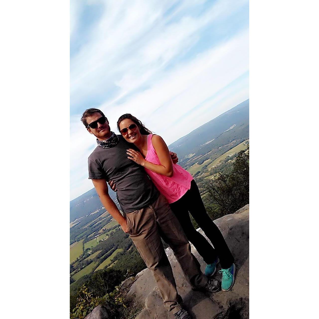 Everyday was an adventure with these two. They were on a four-wheeling adventure when they stopped to take this picture.