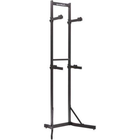 SportRack SR0012 Adjustable 2-Bike Stacker Storage Rack, Black
