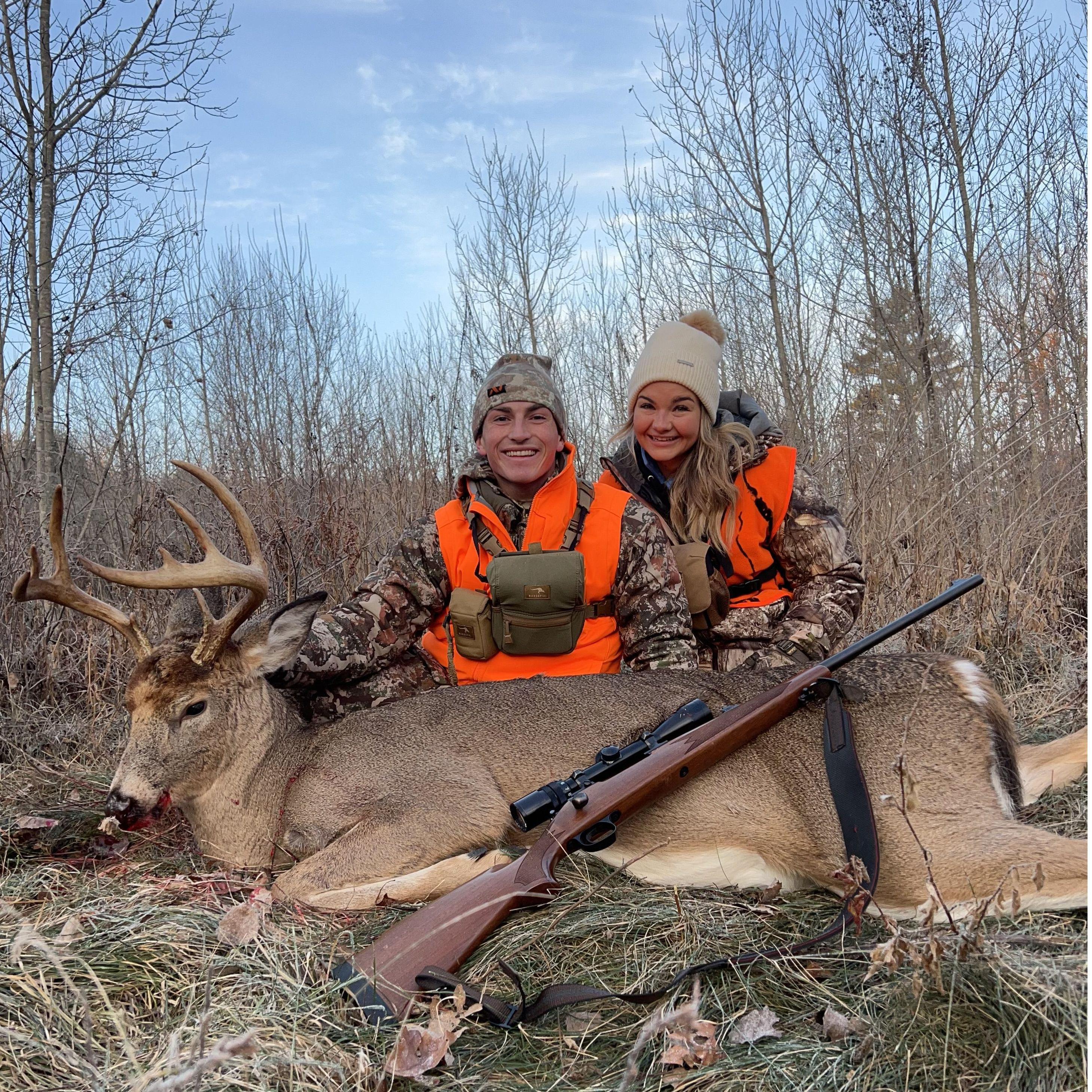 The day Drew took Livvy on her first ever hunt.