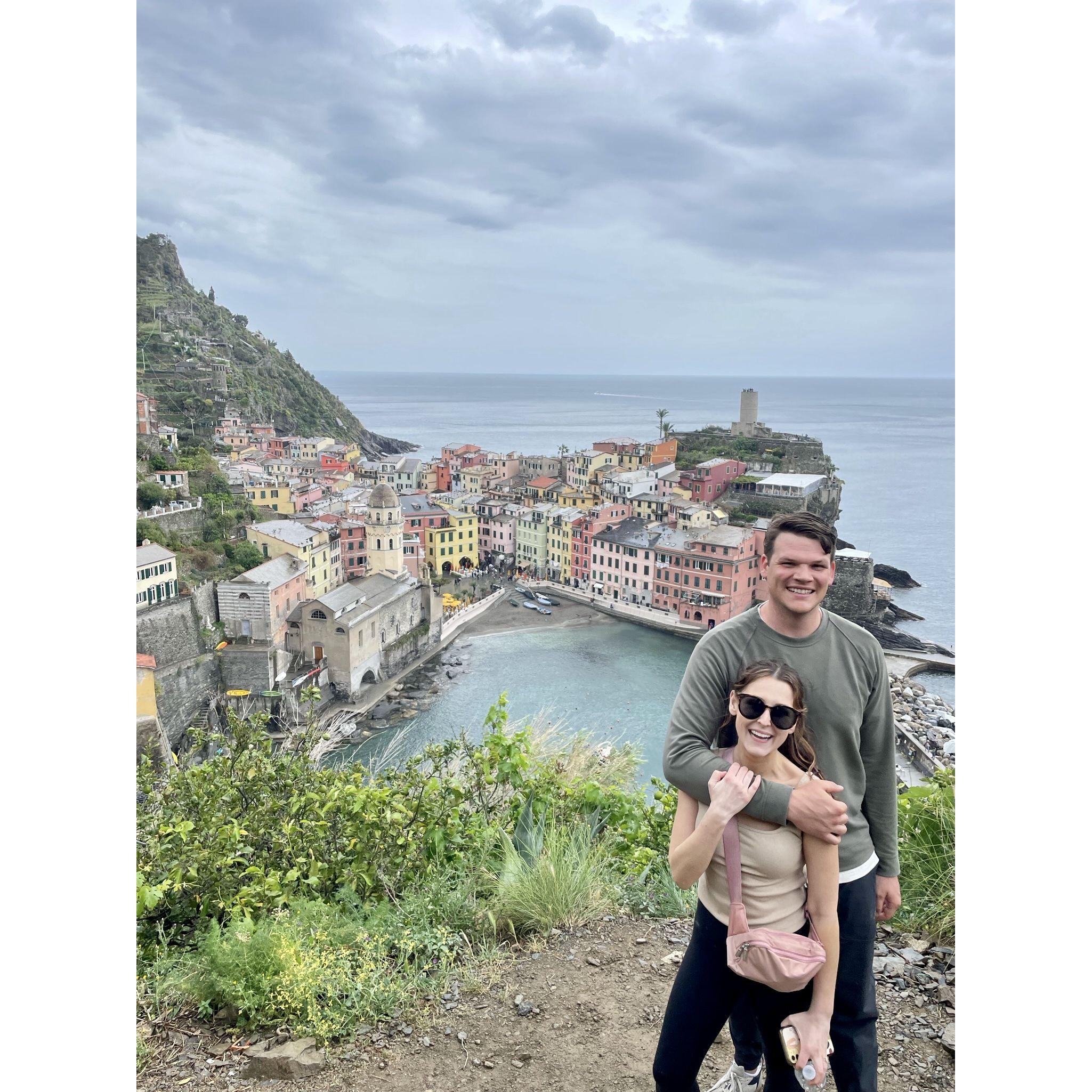 Hiking Cinque Terre in the rain