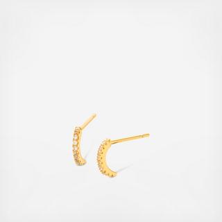 Shimmer Mini Half Hoops