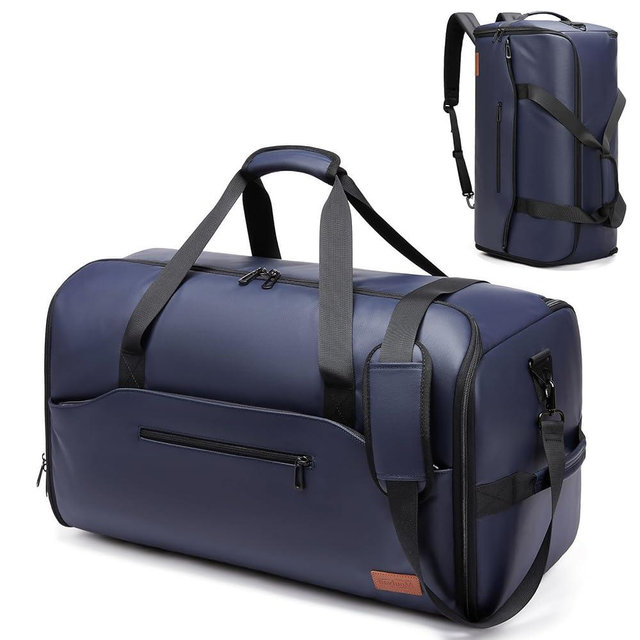 Garment Duffle Bags for Travel,Moulyan Convertible Garment Bag with Shoe Compartment,3 in 1 Waterproof Travel Suit Bag with Shoulder Strap for Men Women