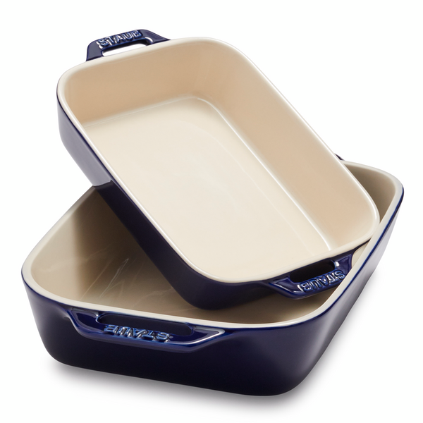 Staub Ceramic Rectangular Baking Dishes, Set of 2
