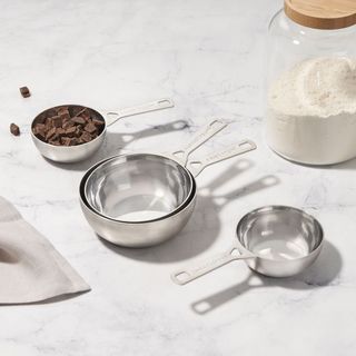 Stainless Steel 4-Piece Batch Baking Measuring Cup Set