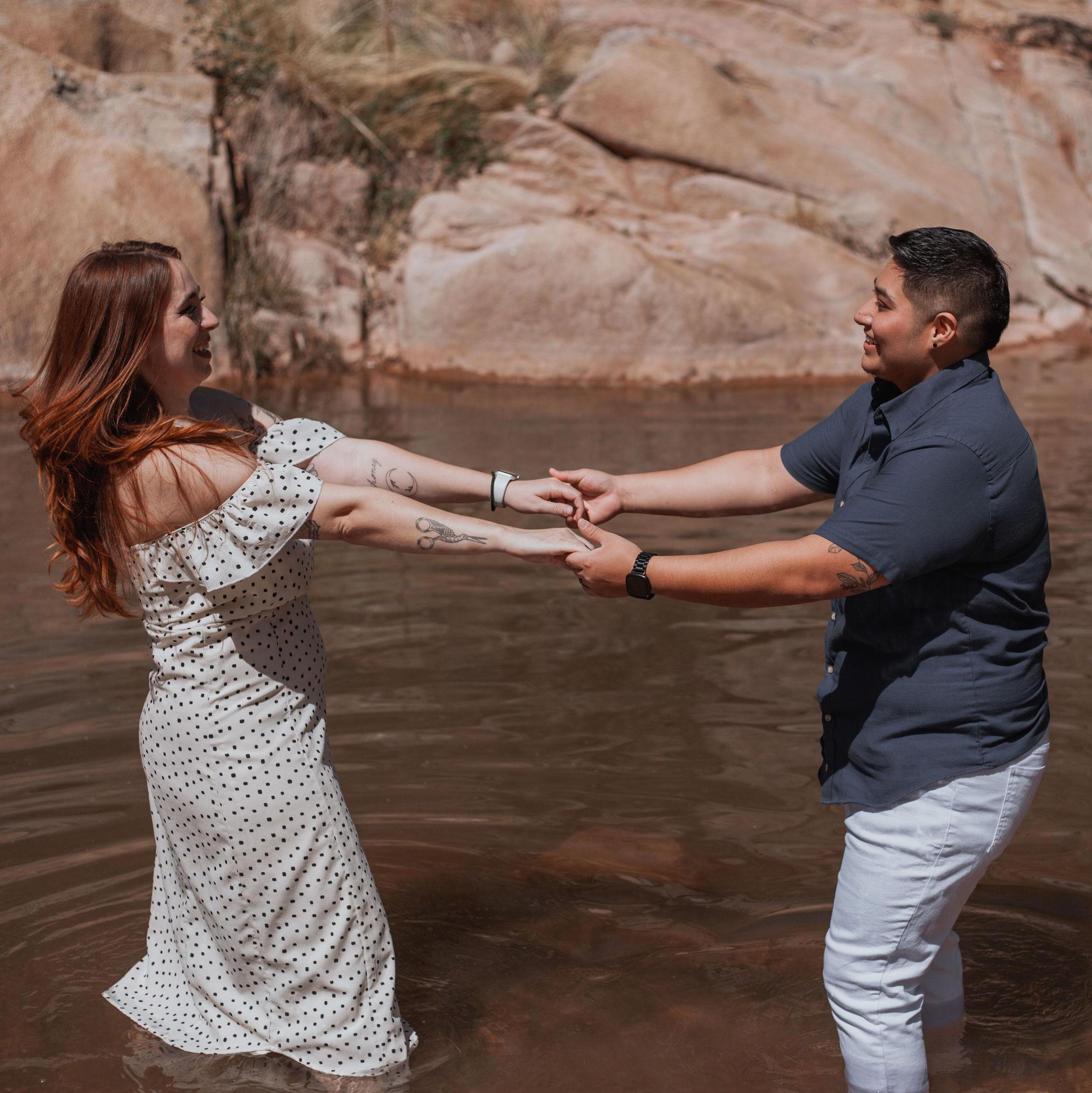 Engagement photos in Payson.