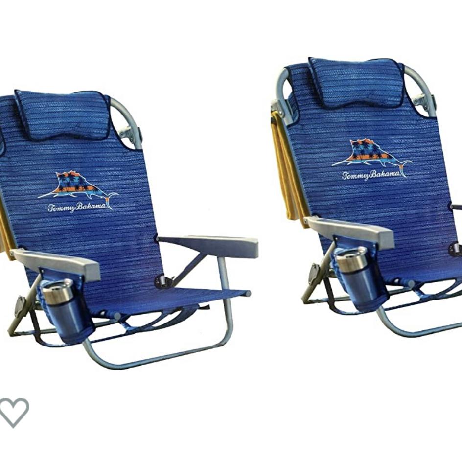 Tommy Bahama Backpack Beach Chair 2 Pack