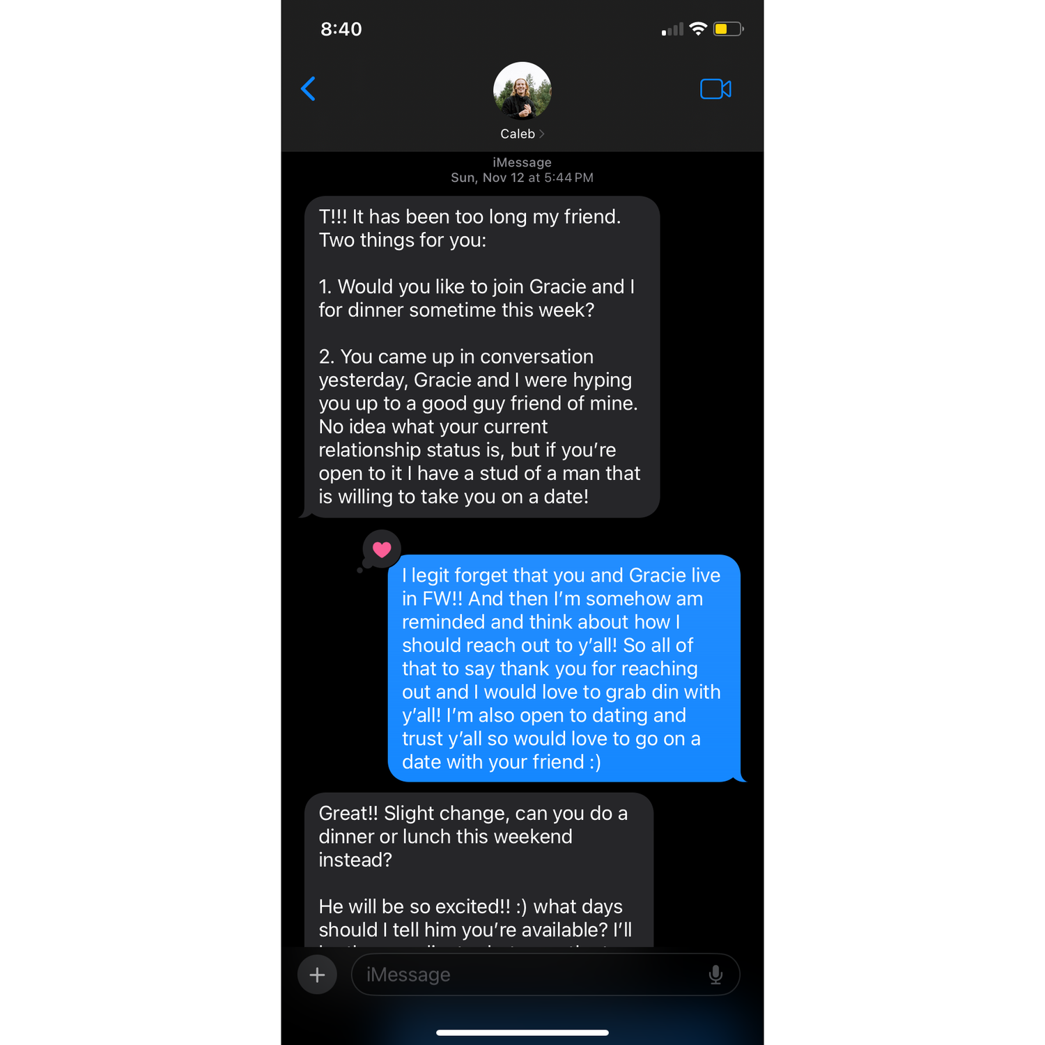 The text that started it all!